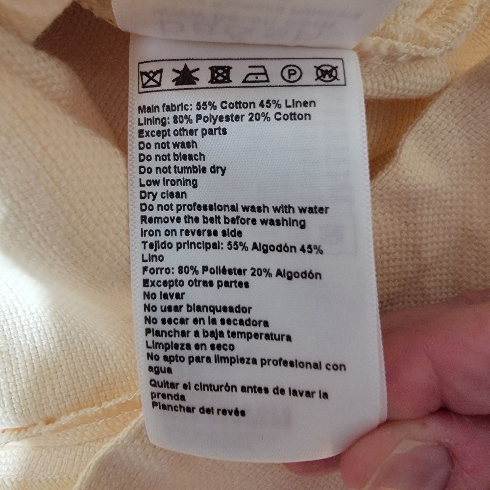 ba&sh Joa Shorts - XS - Off White Cream / Ecru - Picture 7 of 7